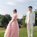 粉色高尔夫_婚礼