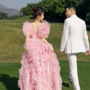 粉色高尔夫_婚礼