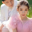 粉色高尔夫_婚礼