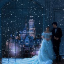 迪士尼公主夜景_夜景