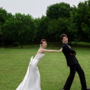 鱼尾婚纱（森系）_婚纱